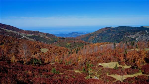 Sis Dağı sonbahar renklerine büründü. Foto Haber 12