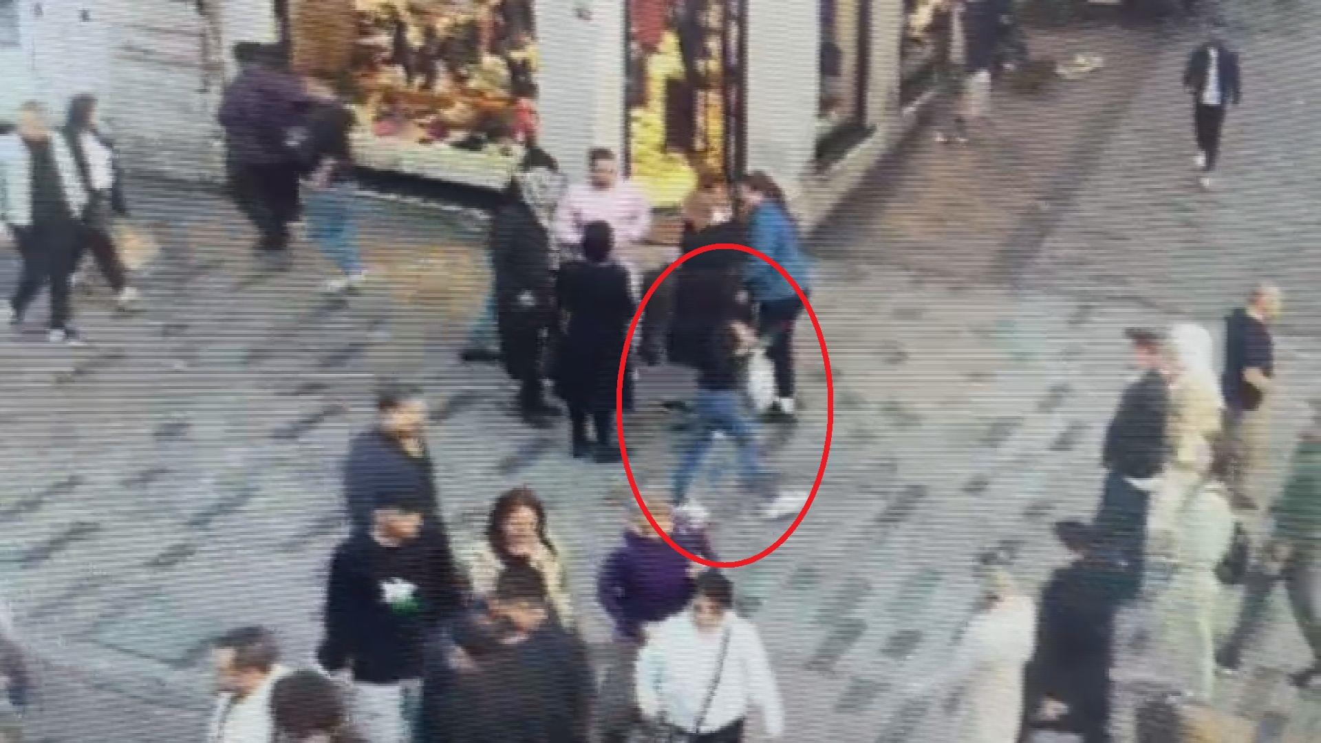 İstiklal caddesi bombacısının yeni görüntüleri ortaya çıktı! Günler öncesinde böyle keşif yapmış 5