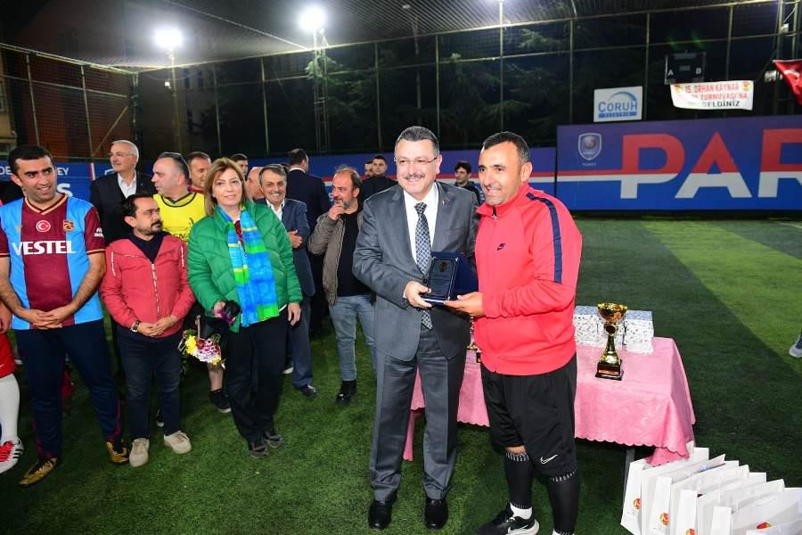 Trabzon'da 15. Orhan Kaynar futbol turnuvası sona erdi 9