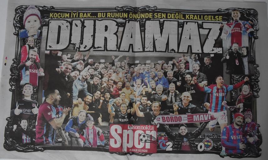 Trabzon basınından galibiyet manşetleri! "Fener söndü, şampiyon döndü" 5