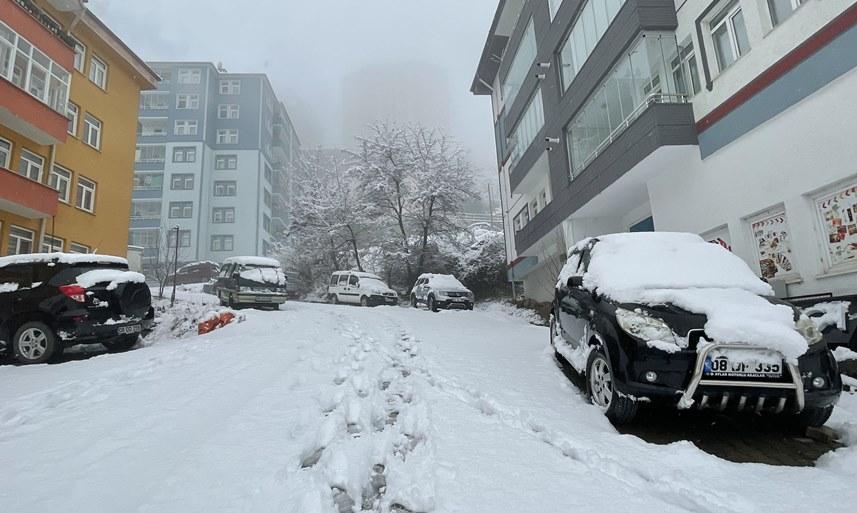 Rize ve Artvin'de kar esareti! 119 köye ulaşılamıyor 3