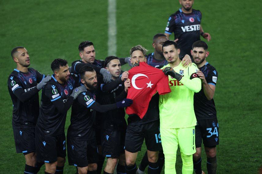 Trabzonspor'un deprem koreografisi Dünyada ses getirdi 1