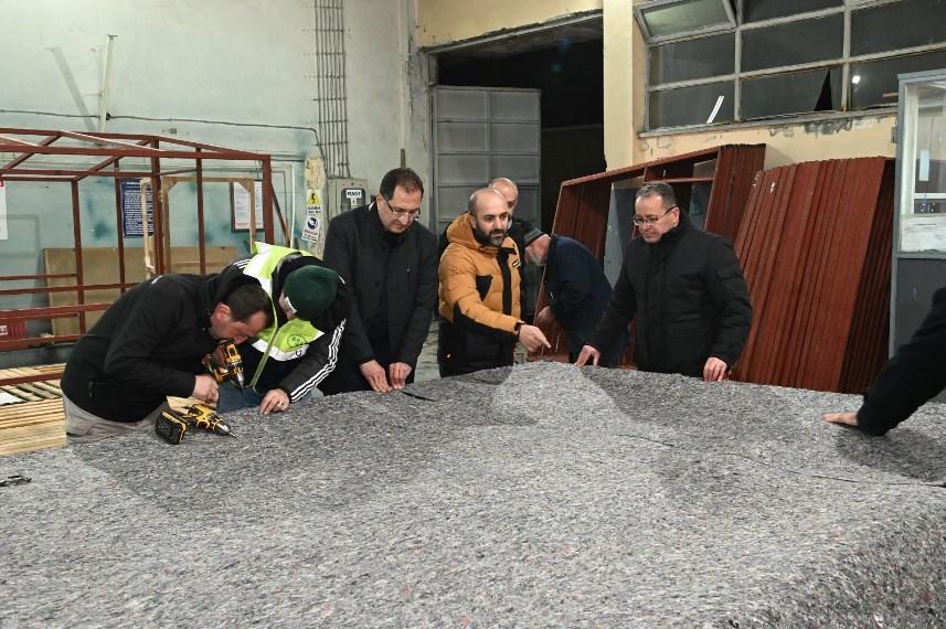 Trabzon'da depremzedeler için fabrika gibi çalışıyorlar 3