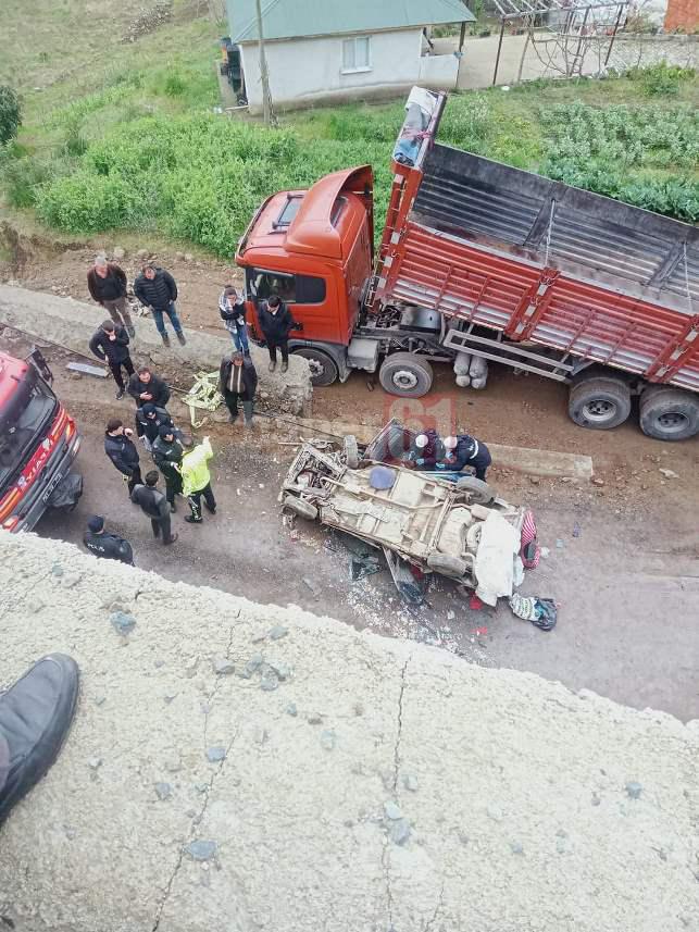 Trabzon’da otomobil 25 metre yüksekten düştü! 1 Ölü! 3