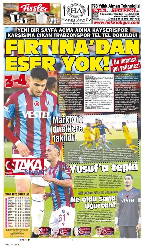 Orhan Ak’lı Trabzonspor’dan kötü başlangıç 14