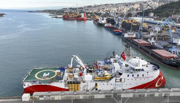 Trabzon Limanı'ndaki Barbaros Hayrettin Paşa Gemisi hazırlanıyor 19