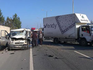 Trabzon'da zincirleme trafik kazası