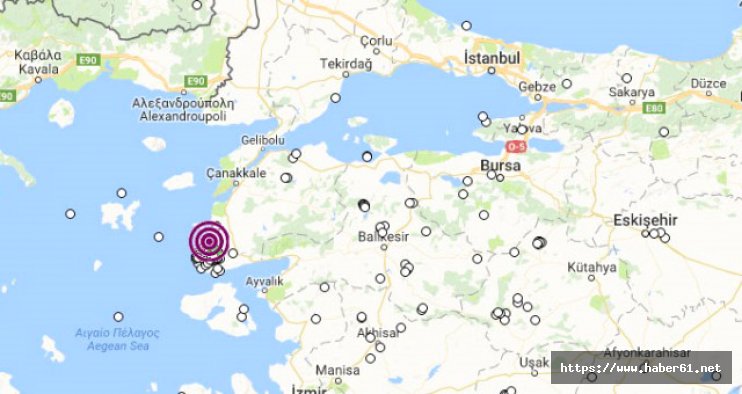Çanakkale'de yine deprem!