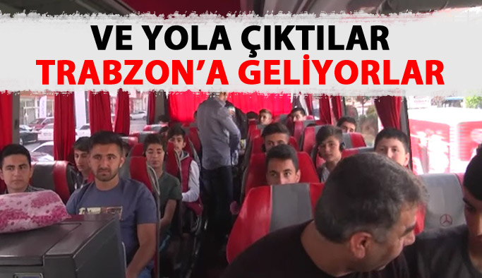 Yola çıktılar Mardin'den Trabzon'a geliyorlar