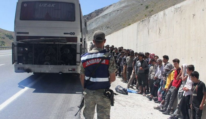 223 kaçak göçmen yakalandı
