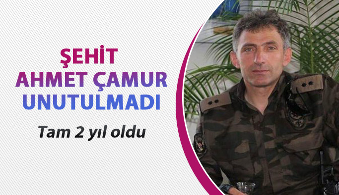 Şehit Ahmet Çamur 2. ölüm yıldönümünde anıldı