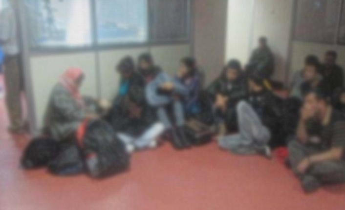Edirne'de 15 kaçak göçmen yakalandı!