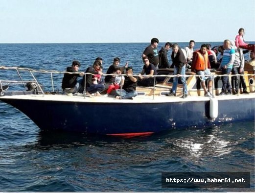 Karadeniz'de 54 kaçak göçmen yakalandı