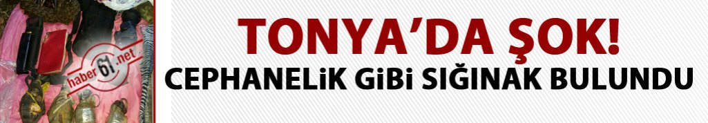 Tonya’da PKK bombası yakalandı!