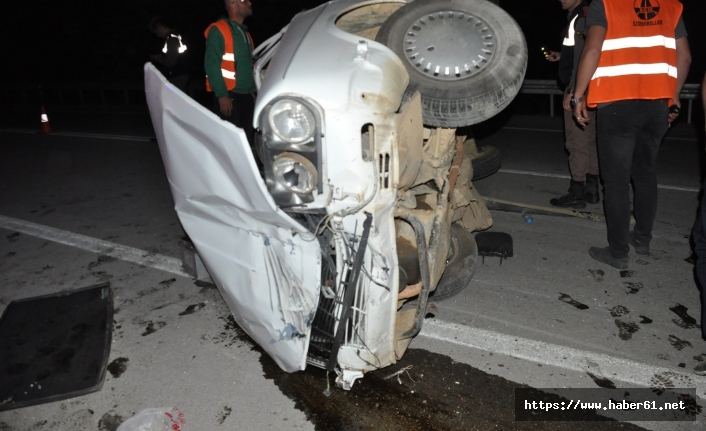 Sinop'ta trafik kazası: 2 yaralı 