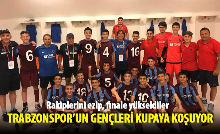 Trabzonspor'un gençleri şampiyonada finale kaldı