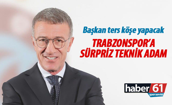 Trabzonspor'a sürpriz teknik adam!