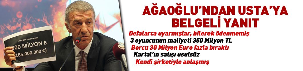 Ahmet Ağaoğlu'ndan Muharrem usta'ya belgeli yanıt: "Zararları Muharrem Usta’dan talep edeceğiz”