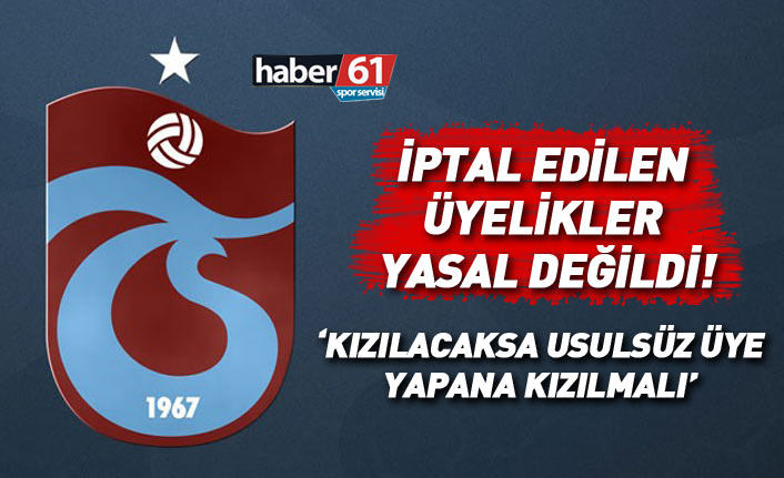 Trabzonspor'da iptal edilen üyelikler usulsüz yapılmıştı, düzeltilecek