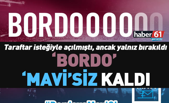 Trabzonspor'da SMS kampanyası ilgisiz kaldı