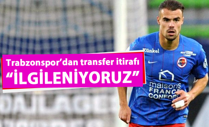 Trabzonspor'dan transfer itirafı