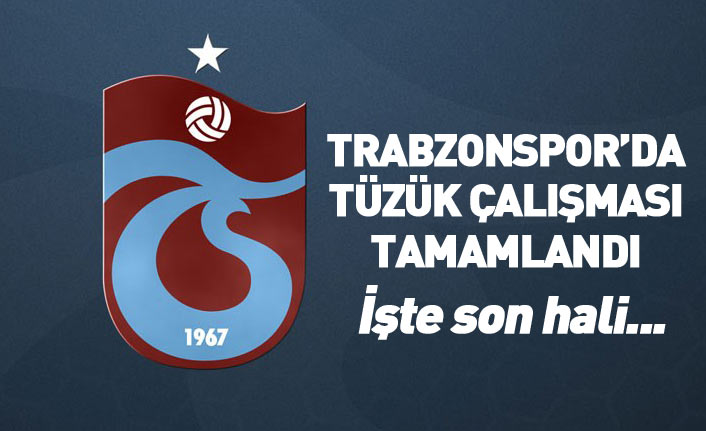 Trabzonspor'da tüzük taslağı tamamlandı
