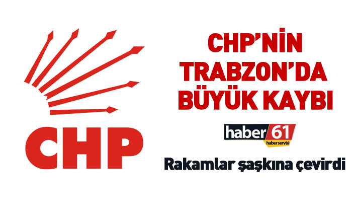 CHP'nin Trabzon'da büyük kaybı! Oy rakamları şaşkına çevirdi