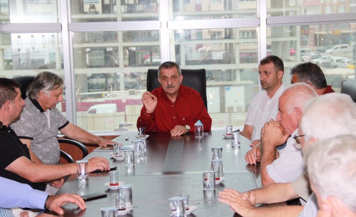 Başkan Sağıroğlu  İbrahim Sağıroğlu muhtarlarla görüştü. 5 Temmuz 2018