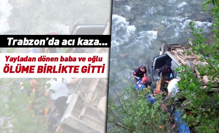 Trabzon'da yayla dönüşü acı kaza: 2 kişi öldü