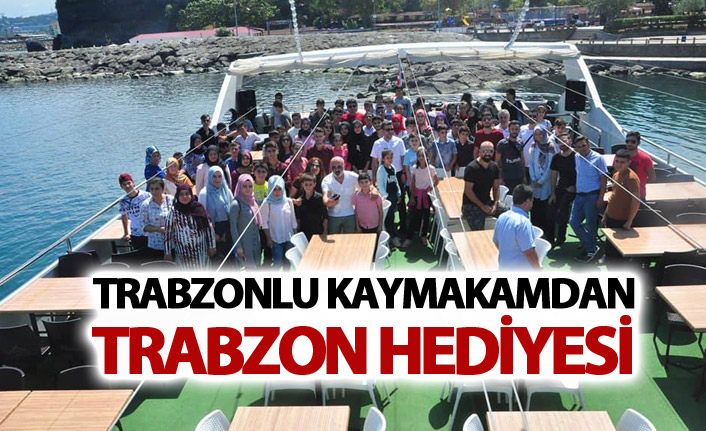 Trabzonlu Kaymakamdan Trabzon hediyesi