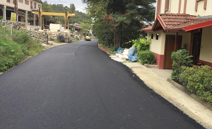 Trabzon'da asfalt çalışmaları