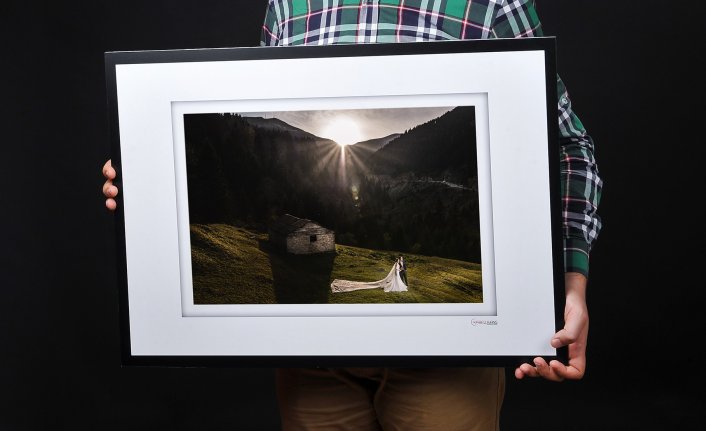 Trabzonlu fotoğrafçı çektiği düğün fotoğrafı ile Avrupa ikincisi oldu 