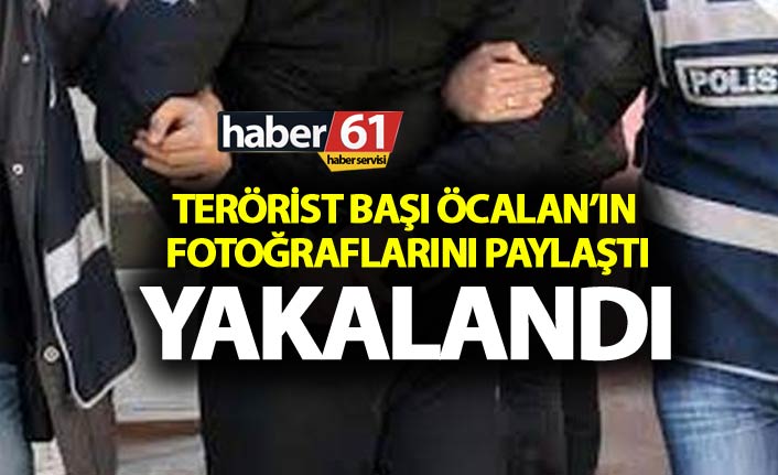 Trabzon’da Öcalan Fotoğrafları paylaşan bir kişi yakalandı