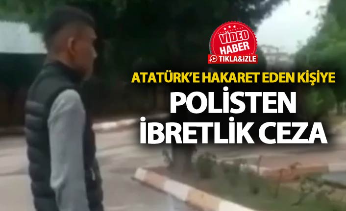 Atatürk büstüne çirkin saldırıya polisten ibretlik ceza - 15 Ekim 2018