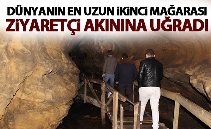 Dünyanın en uzun 2. mağarasına ziyaretçi akını