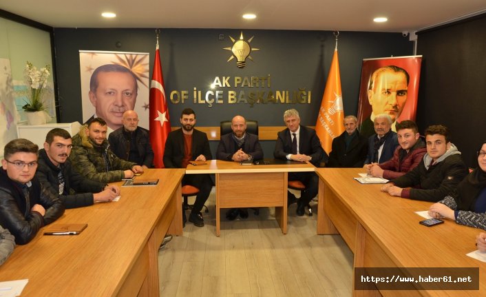 Of Belediye Başkanı Sarıalioğlu, AK Partili gençlerle buluştu