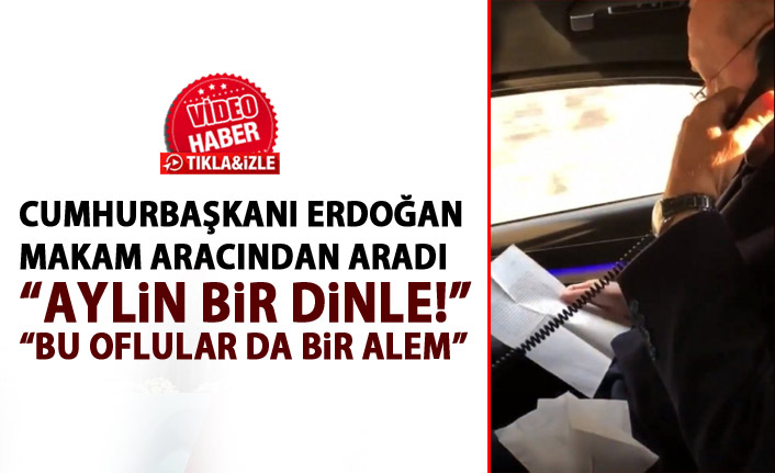 Cumhurbaşkanı Erdoğan mektubu aldı! Makam aracından aradı 
