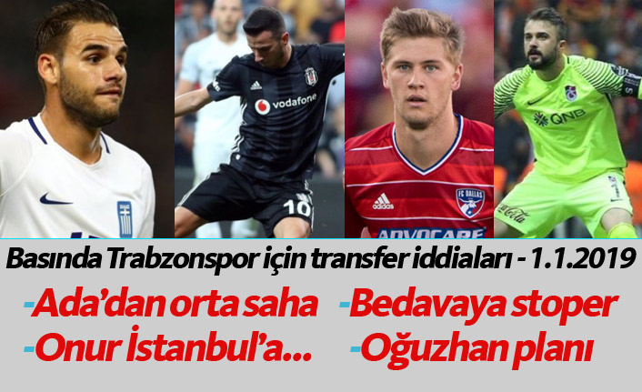 Trabzonspor transfer haberleri - 01.01.2019