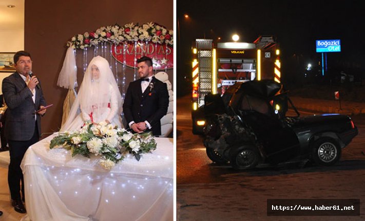 Bartın'da Yeni evli çifti korkunç kaza ayırdı