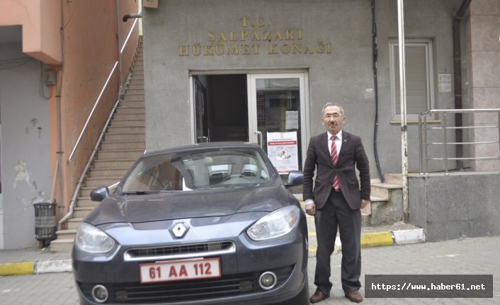 Trabzon'da 34 yıldır makam şoförlüğü yapıyor 