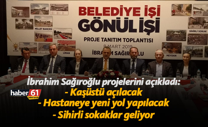 Yomra Belediye Başkan Adayı İbrahim Sağıroğlu projelerini açıkladı!