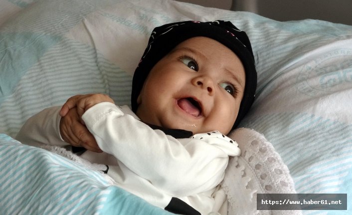 3 aylık bebeğin karaciğeri, 6 aylık Elif'e nakledildi