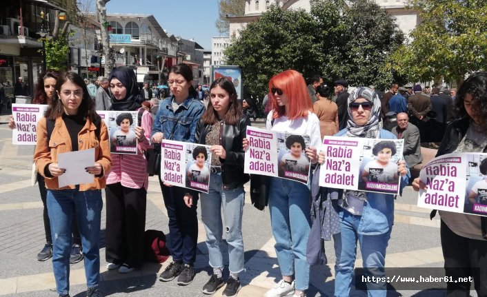 Malatya'da kadınlar Giresunlu Rabia Naz için yürüdüler