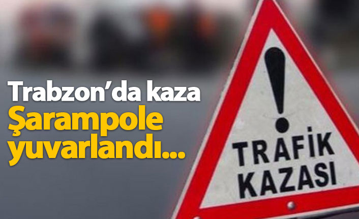 Düzköy'de kaza: 2 yaralı