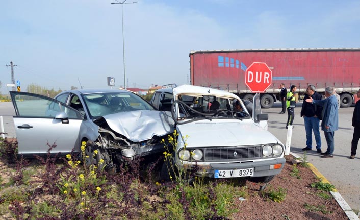 Konya'da trafik kazası!