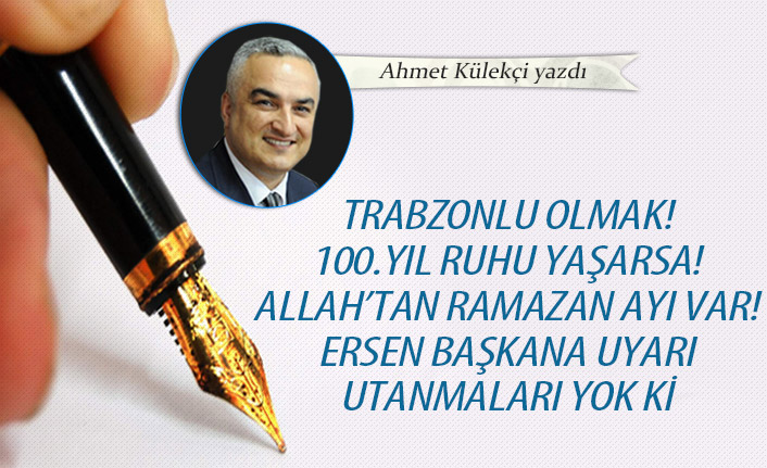 Trabzonlu olmak!