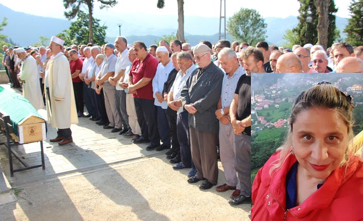 Otobüs yangınında hayatını kaybetti, Trabzon'da defnedildi