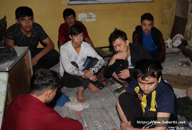 Erzurum’da 42 kaçak göçmen yakalandı!