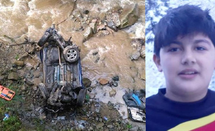 Trabzon'da acı olay! Araçla dereye uçtu, kendisi öldü, kardeşi yaralandı