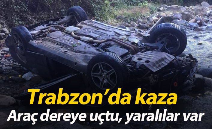Araklı'da kaza: 3 yaralı